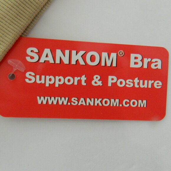 NWT SANKOM PATENT BRA SUPPORT & POSTURE CLASSIC BEIGE SZ S-M Switzerland $99.00 - Picture 4 of 6